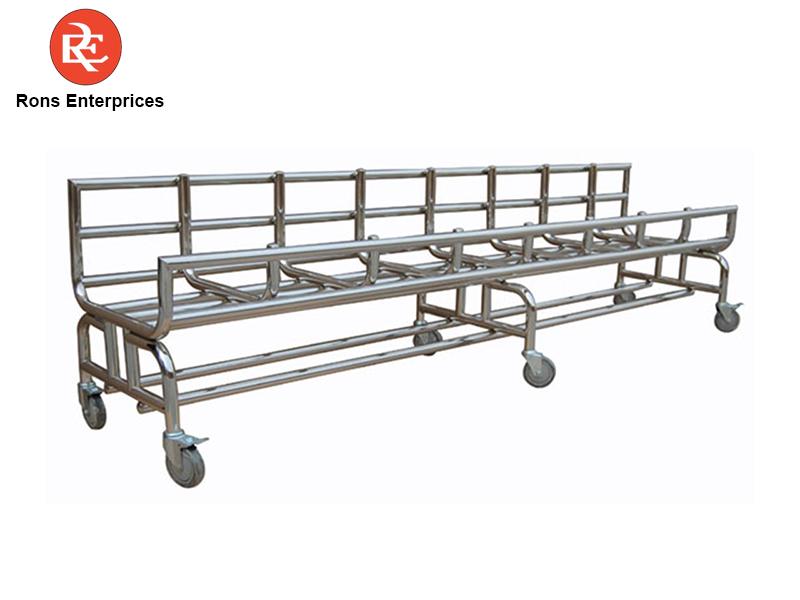 Stainless Steel Pipe Laundry Trolley