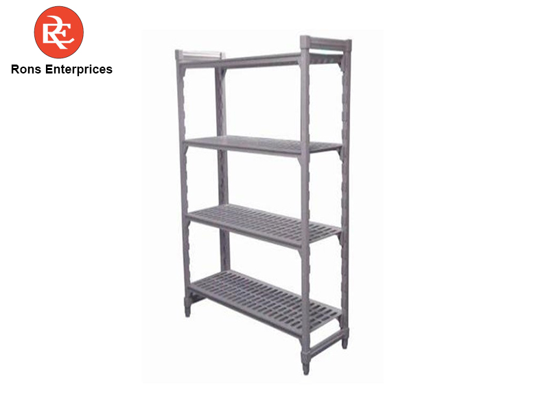 Plastic 4-tiers shelves 1220*455*1800
