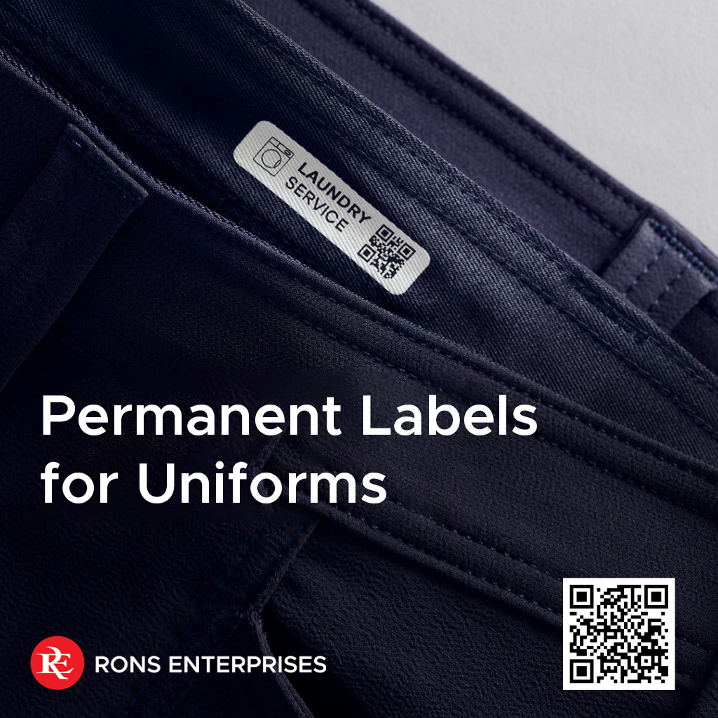 permanent labels for uniform